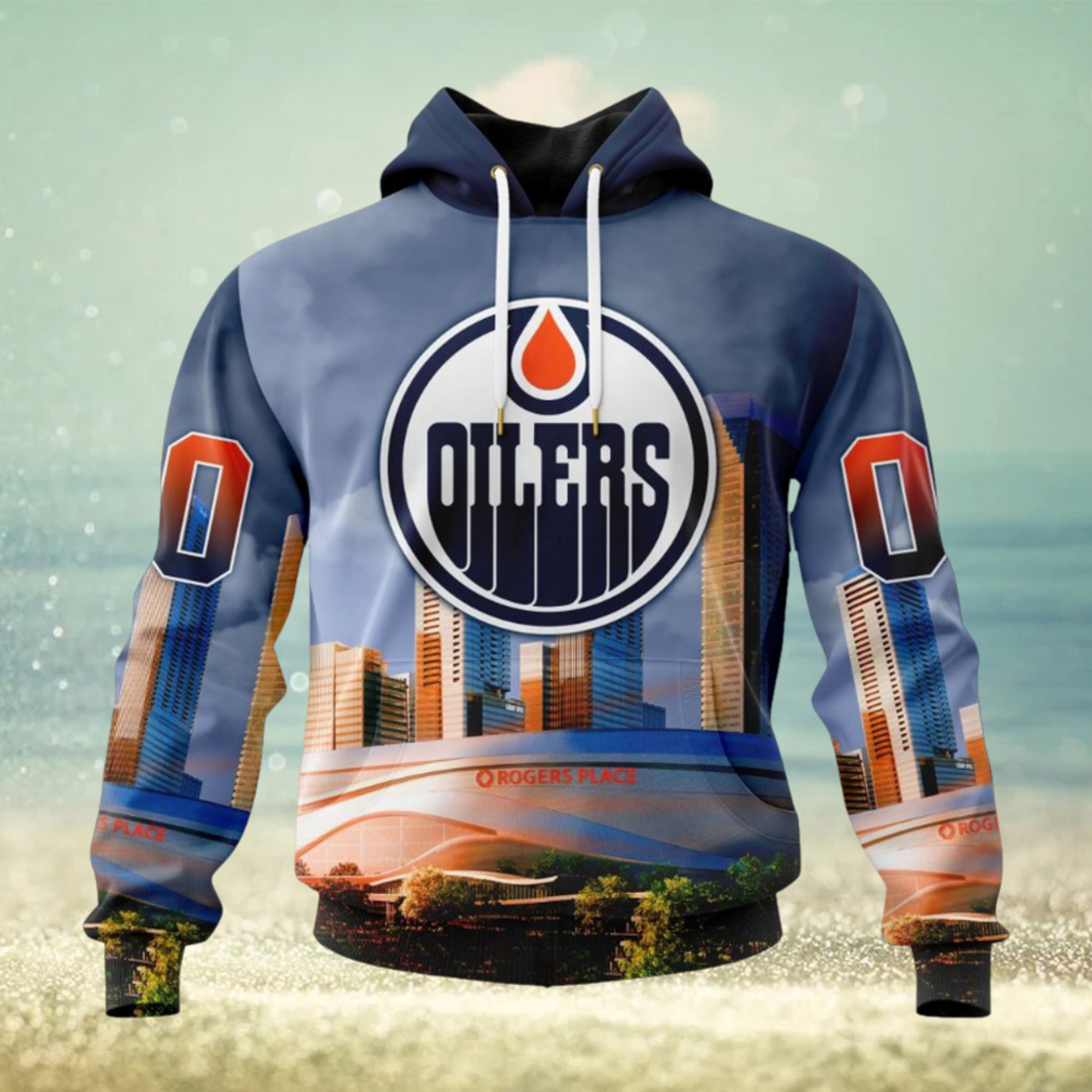 NHL Edmonton Oilers Special Design With Rogers Place Hoodie NHL Edmonton Oilers Special Design With Rogers Place Hoodie