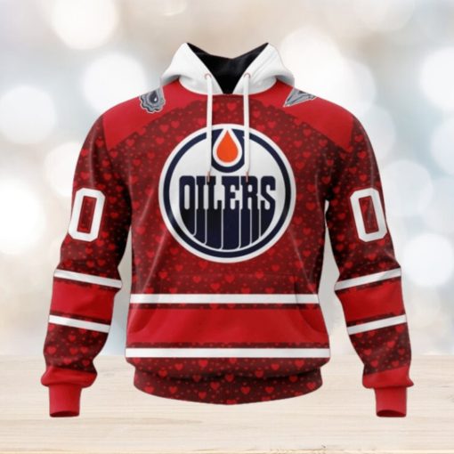 NHL Edmonton Oilers Special Gift For Valentines Day Hoodie