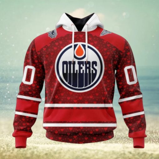 NHL Edmonton Oilers Special Gift For Valentines Day Hoodie