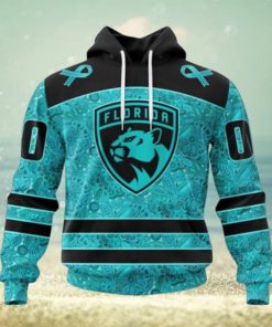 NHL Florida Panthers Hoodie Special Design Fight Ovarian Cancer Hoodie