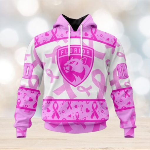 NHL Florida Panthers Hoodie Special Pink October Breast Cancer Awareness Month Hoodie