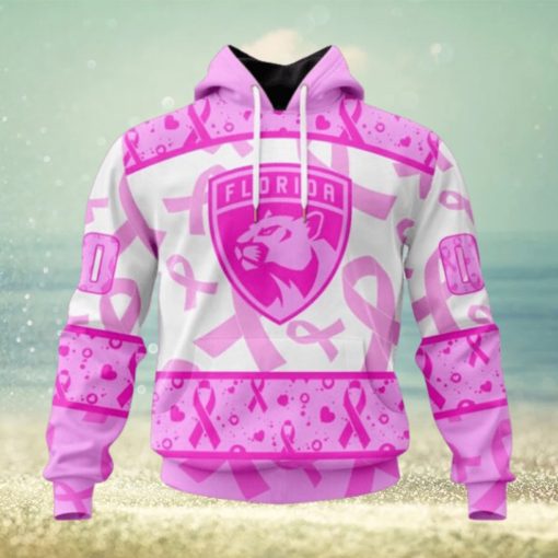 NHL Florida Panthers Hoodie Special Pink October Breast Cancer Awareness Month Hoodie