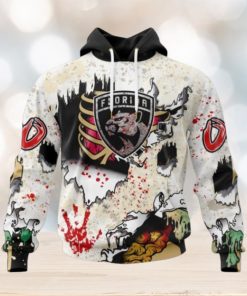 NHL Florida Panthers Hoodie Special Zombie Style For Hoodie