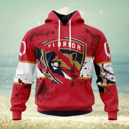 NHL Florida Panthers Hoodie Specialized Design Jersey With Your Ribs For Hoodie