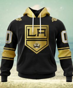 NHL Los Angeles Kings Special Black And Gold Design Hoodie