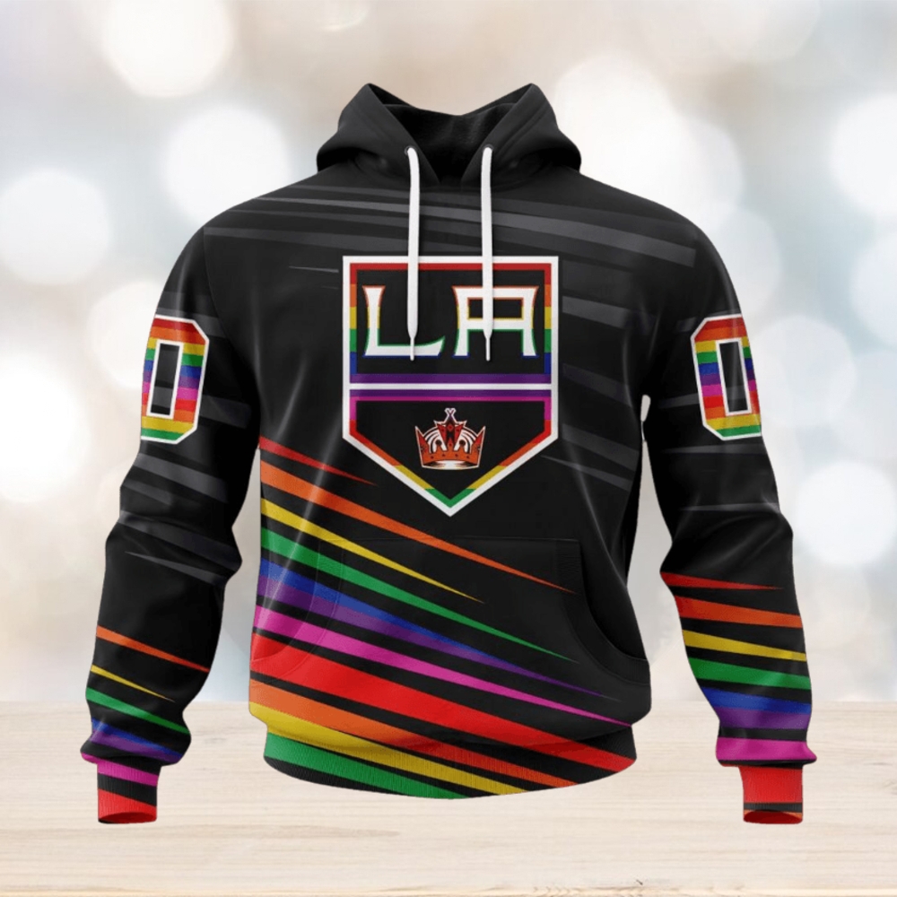 NHL Los Angeles Kings Special Pride Design Hockey Is For Everyone Hoodie NHL Los Angeles Kings Special Pride Design Hockey Is For Everyone Hoodie
