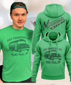 NHL Minnesota Wild Gus Transport Inc Saint Paul Mn Unisex Hoodie