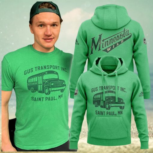 NHL Minnesota Wild Gus Transport Inc Saint Paul Mn Unisex Hoodie