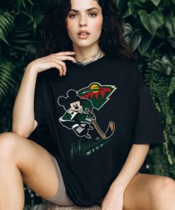NHL Minnesota Wild Mickey Mouse Disney Hockey T Shirt