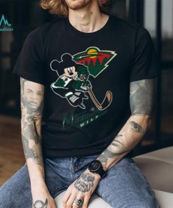 NHL Minnesota Wild Mickey Mouse Disney Hockey T Shirt