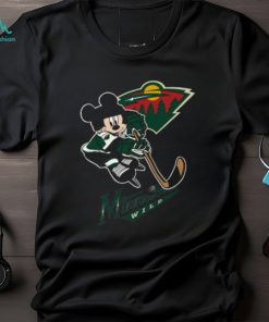 NHL Minnesota Wild Mickey Mouse Disney Hockey T Shirt