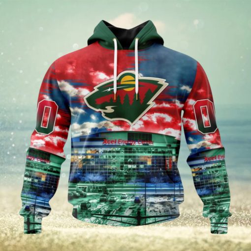 NHL Minnesota Wild Special Design With Xcel Energy Center Hoodie