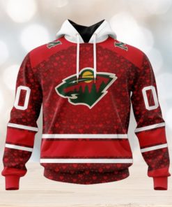 NHL Minnesota Wild Special Gift For Valentines Day Hoodie