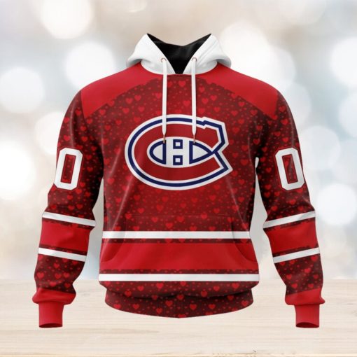 NHL Montreal Canadiens Special Gift For Valentines Day Hoodie