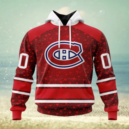 NHL Montreal Canadiens Special Gift For Valentines Day Hoodie