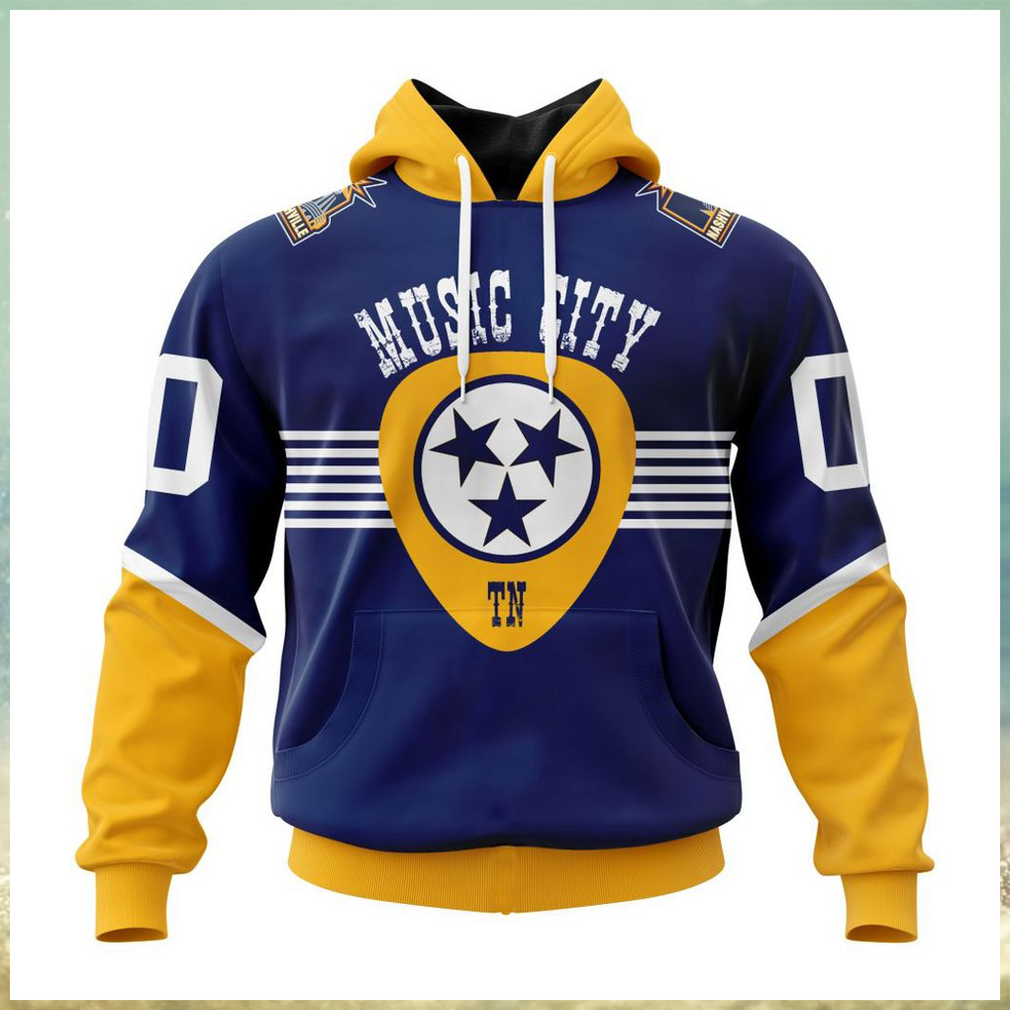 NHL Nashville Predators Special City Connect Design Hoodie NHL Nashville Predators Special City Connect Design Hoodie