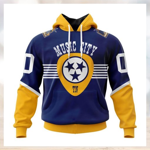 NHL Nashville Predators Special City Connect Design Hoodie
