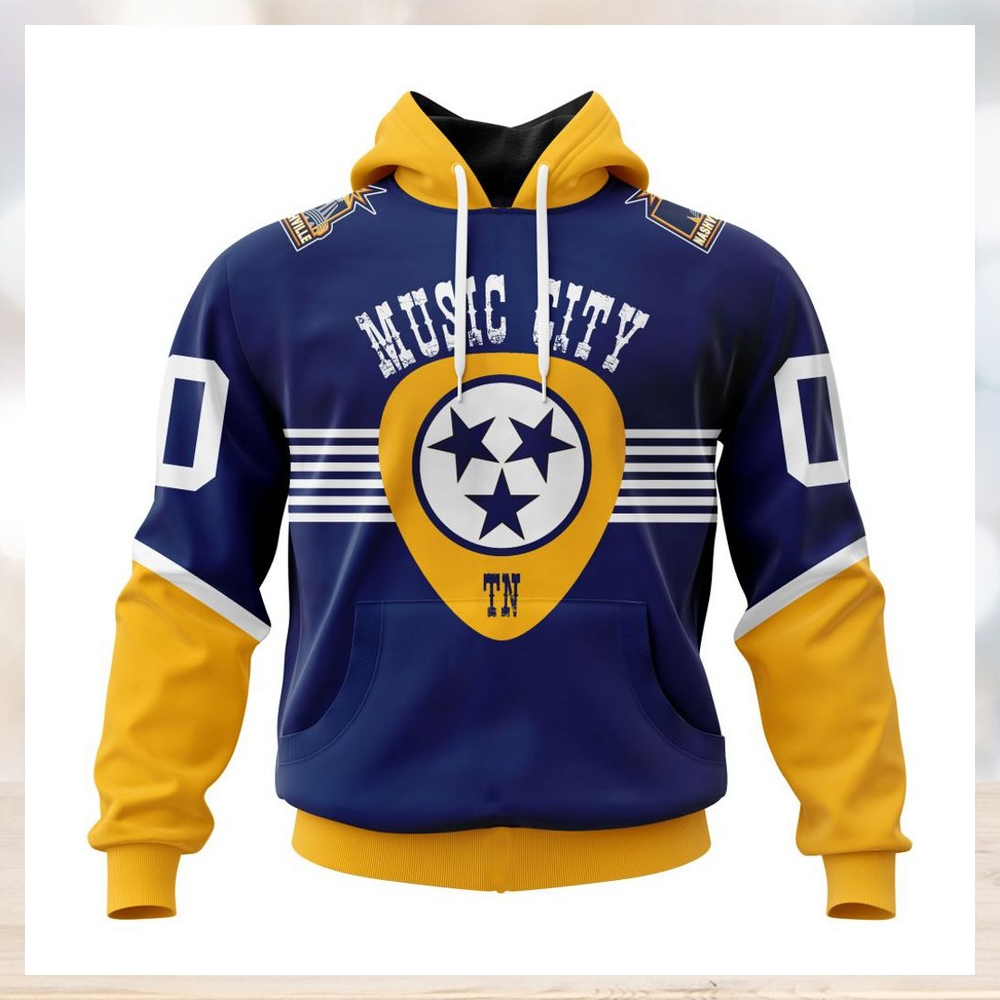 NHL Nashville Predators Special City Connect Design Hoodie NHL Nashville Predators Special City Connect Design Hoodie