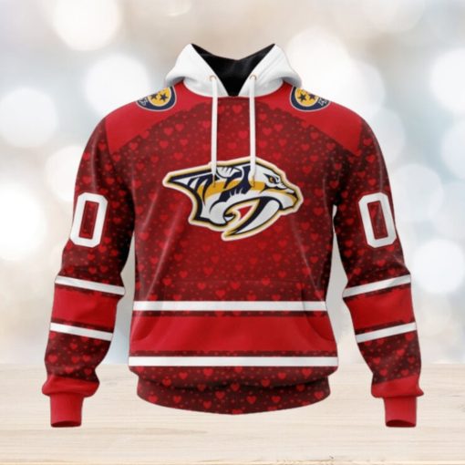 NHL Nashville Predators Special Gift For Valentines Day Hoodie