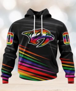 NHL Nashville Predators Special Pride Design Hockey Is For Everyone Hoodie