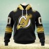 NHL Calgary Flames Special Black And Gold Design Hoodie