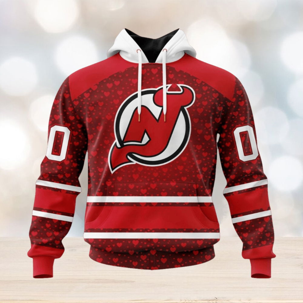 NHL New Jersey Devils Special Gift For Valentines Day Hoodie NHL New Jersey Devils Special Gift For Valentines Day Hoodie