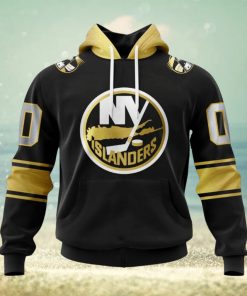 NHL New York Islanders Special Black And Gold Design Hoodie