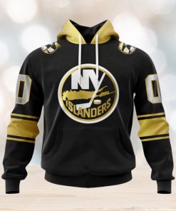 NHL New York Islanders Special Black And Gold Design Hoodie
