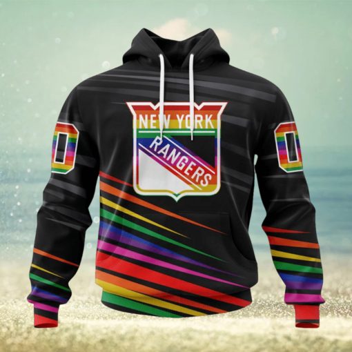 NHL New York Rangers Special Pride Design Hockey Is For Everyone Hoodie