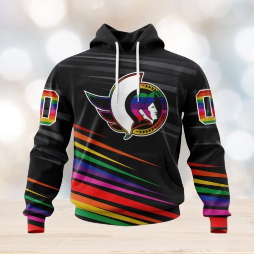 NHL Ottawa Senators Special Pride Design Hockey Is For Everyone Hoodie