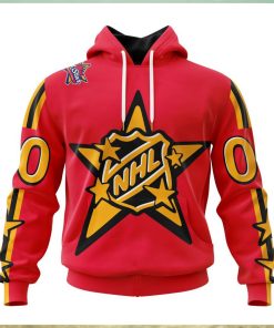 NHL Pacific Division Personalized 2024 NHL All Star Game Red Kits Hoodie