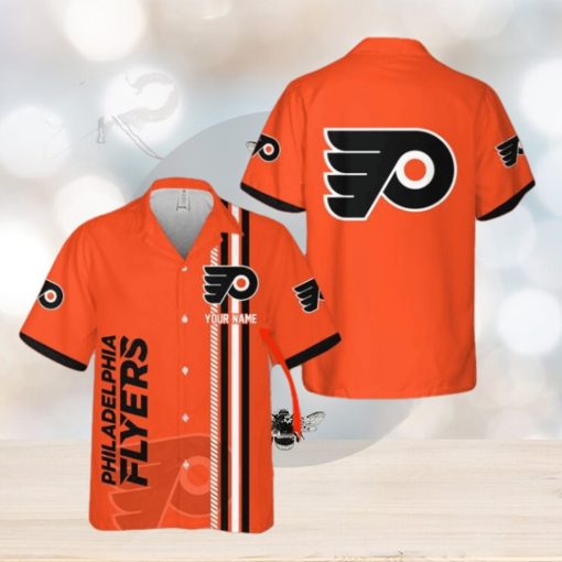 NHL Philadelphia Flyers Custom Name 3D Hawaiian Shirt