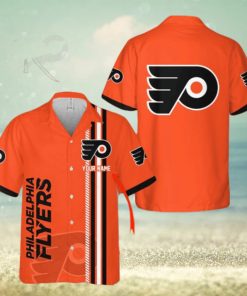 NHL Philadelphia Flyers Custom Name 3D Hawaiian Shirt