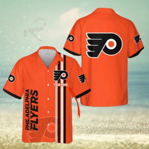 NHL Philadelphia Flyers Custom Name 3D Hawaiian Shirt