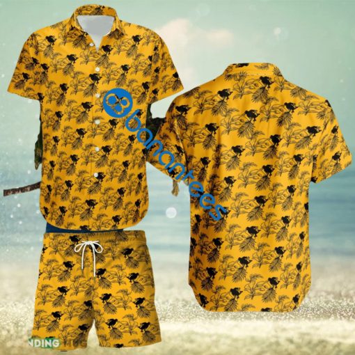 NHL Pittsburgh Penguins Combo Hawaiian Shirt & Short Logo Summer Beach