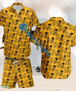 NHL Pittsburgh Penguins Combo Hawaiian Shirt & Short Logo Summer Beach