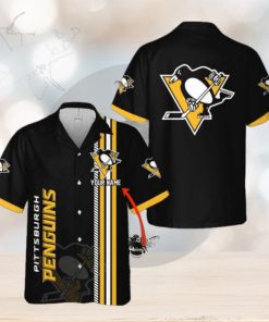 NHL Pittsburgh Penguins Custom Name 3D Hawaiian Shirt