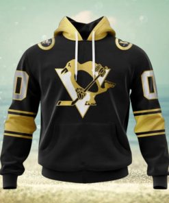 NHL Pittsburgh Penguins Special Black And Gold Design Hoodie