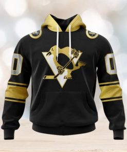 NHL Pittsburgh Penguins Special Black And Gold Design Hoodie