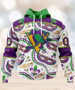 NHL Pittsburgh Penguins Special Mardi Gras Design Hoodie