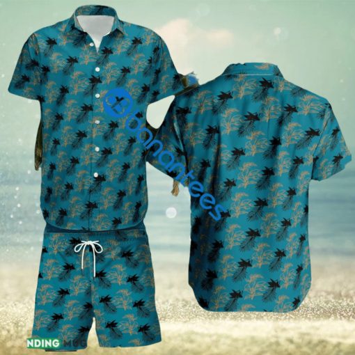 NHL San Jose Sharks Combo Hawaiian Shirt & Short Logo Summer Beach