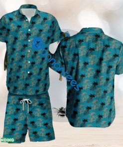 NHL San Jose Sharks Combo Hawaiian Shirt & Short Logo Summer Beach