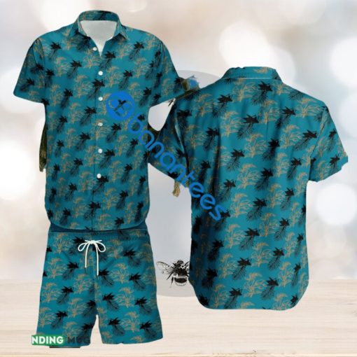 NHL San Jose Sharks Combo Hawaiian Shirt & Short Logo Summer Beach