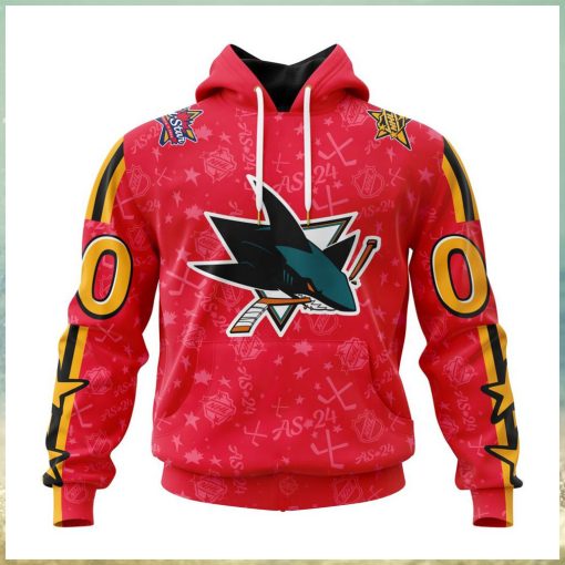 NHL San Jose Sharks Special 2024 All Star Game Design Hoodie