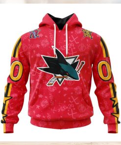 NHL San Jose Sharks Special 2024 All Star Game Design Hoodie