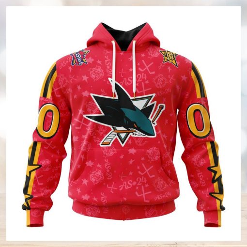 NHL San Jose Sharks Special 2024 All Star Game Design Hoodie