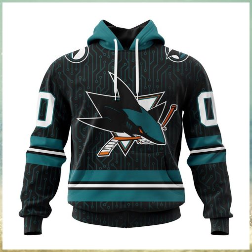 NHL San Jose Sharks Special City Connect Design Hoodie