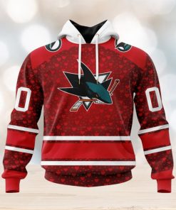NHL San Jose Sharks Special Gift For Valentines Day Hoodie