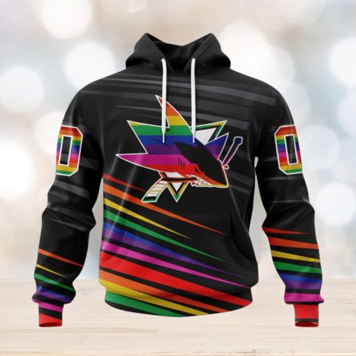 NHL San Jose Sharks Special Pride Design Hockey Is For Everyone Hoodie
