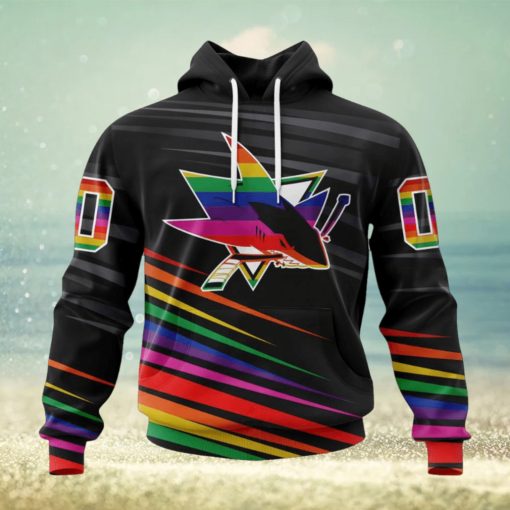 NHL San Jose Sharks Special Pride Design Hockey Is For Everyone Hoodie